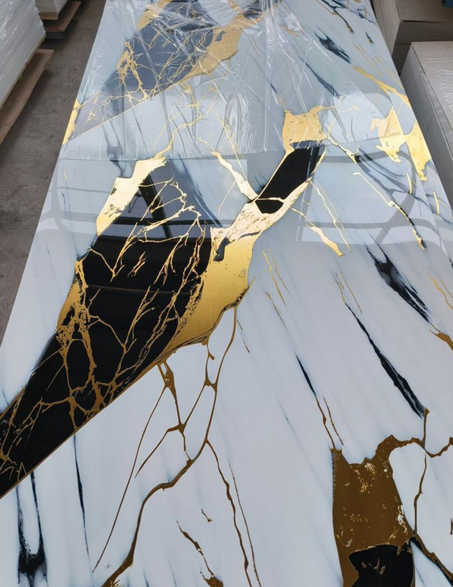 Gold PVC Mermer